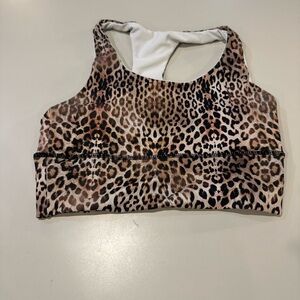 Define Your Inspiration Animal Print Sports Bra Size Medium